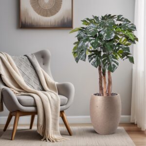 Monstera Kunstplant Deluxe 120cm op stam