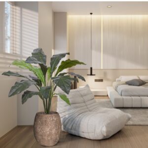 Anthurium Jungle King kunstplant Deluxe 130cm