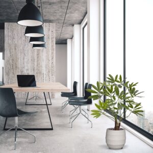 Philodendron Fun Bun kunstplant Deluxe 100cm