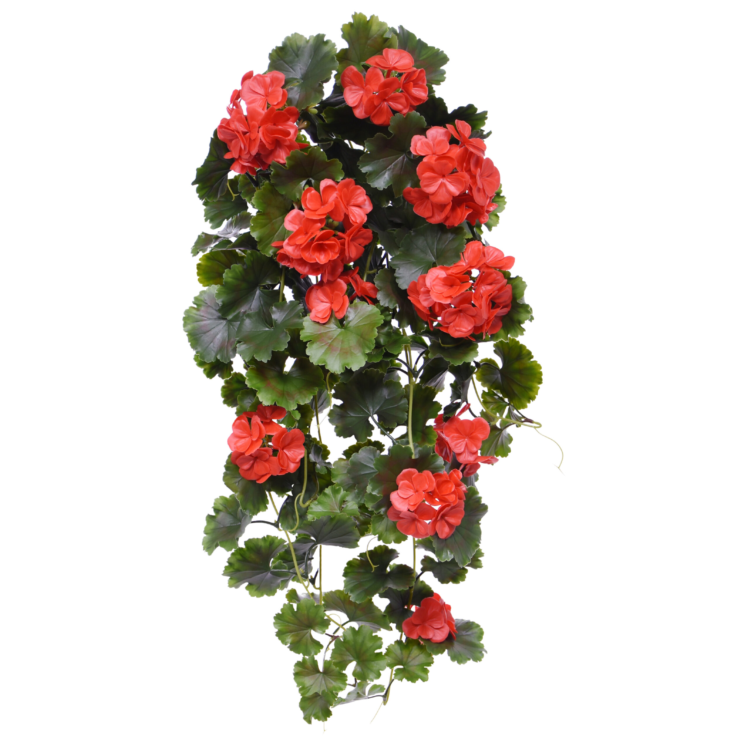 Kunst Hanggeranium 65cm UV Rood 1 Kunst Hanggeranium 65cm UV Rood