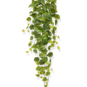 Philodendron kunst hangplant 80cm - groen