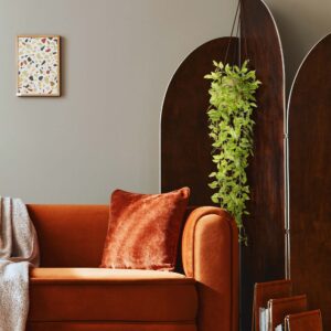 Tradescantia Kunsthangplant groen-bont 90cm