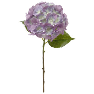 Hortensia kunstbloem 50cm paars