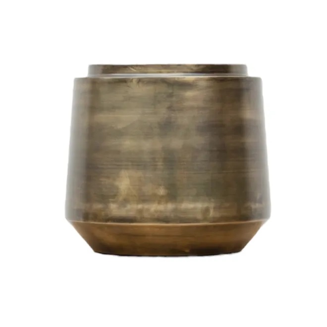 Indigo Pot Vintage Gold D46 H41 1 Indigo Pot Vintage Gold D46 H41