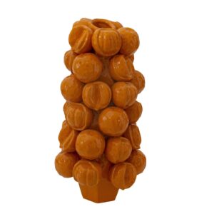Vaas keramiek sinaasappels D20xH43 oranje