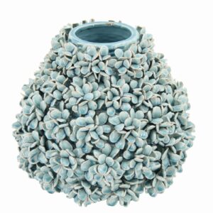 Vaas Bloesem keramiek D27xH26 groen