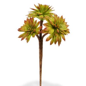 Mini Red Echeveria kunsttak 17cm