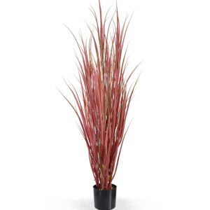Kunst Rietgras plant deluxe 130cm - Burgundy