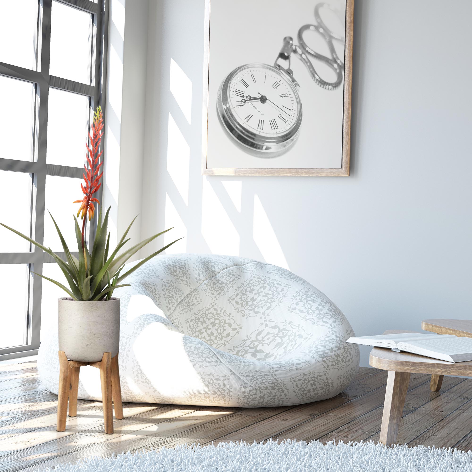 Aloe Vera Kunstplant 75cm rood 1 Aloe Vera Kunstplant 75cm rood