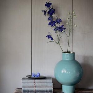 Pip Studio Vaas Metaal Klein Zeegroen 18x24cm