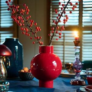 Pip Studio Vaas Metaal Klein Rood 18x24cm