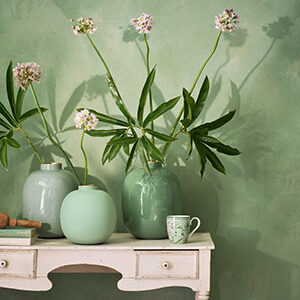 Pip Studio Vaas Metaal Mat Felgroen 23cm