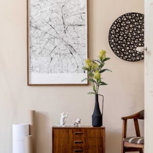 Skimmia Kunst tak 70cm Oranje