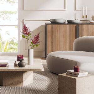 Astilbe Kunst tak 70cm Burgundy