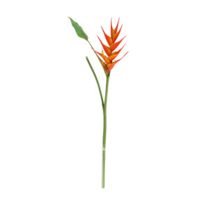 Heleconia Kunstbloem 85cm Oranje