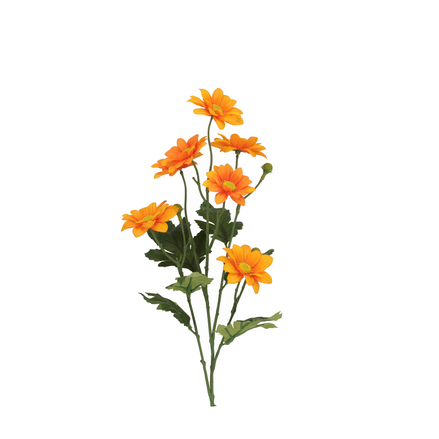 Chrysant Kunsttak 68cm Oranje 1 Chrysant Kunsttak 68cm Oranje