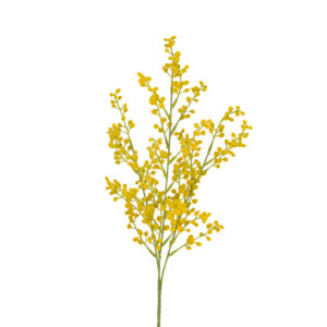 Mimosa Kunsttak 68cm geel