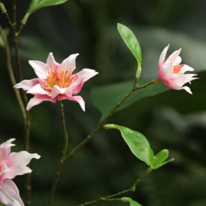 Clematis Kunsttak 92cm Roze