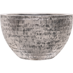 Baq Opus Hammered Bowl Zilver 55x33cm