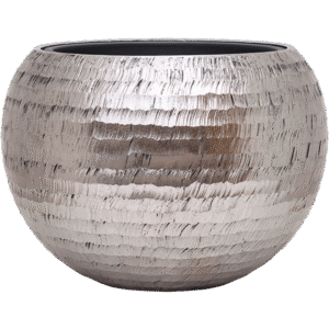 Baq Opus Hammered Globe Silver (met inzetbak) 60x43cm