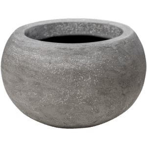 Baq Polystone Plain Bowl Grey, 17x11cm