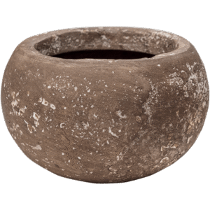Baq Polystone Plain Bowl Rock, 17x11cm