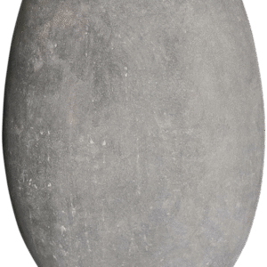 Baq Polystone Coated Plain Balloon Raw Grey (met inzetbak), 52x68cm