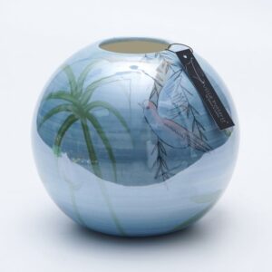 Magic Ball Vaas Palm 20x20x19cm blauw