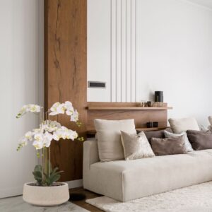 Baq Raindrop Bowl Beige, 44x19cm