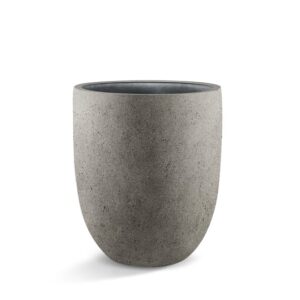 Grigio Tall Egg Pot D40xH47 Natural-Concrete