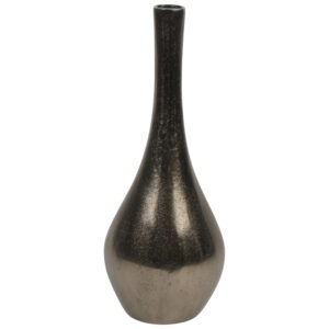 Aluminium Flesvaas Antique Nickel 40cm