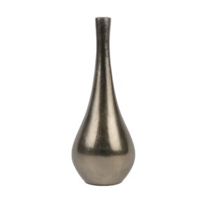 Aluminium Flesvaas Antique Nickel 33cm