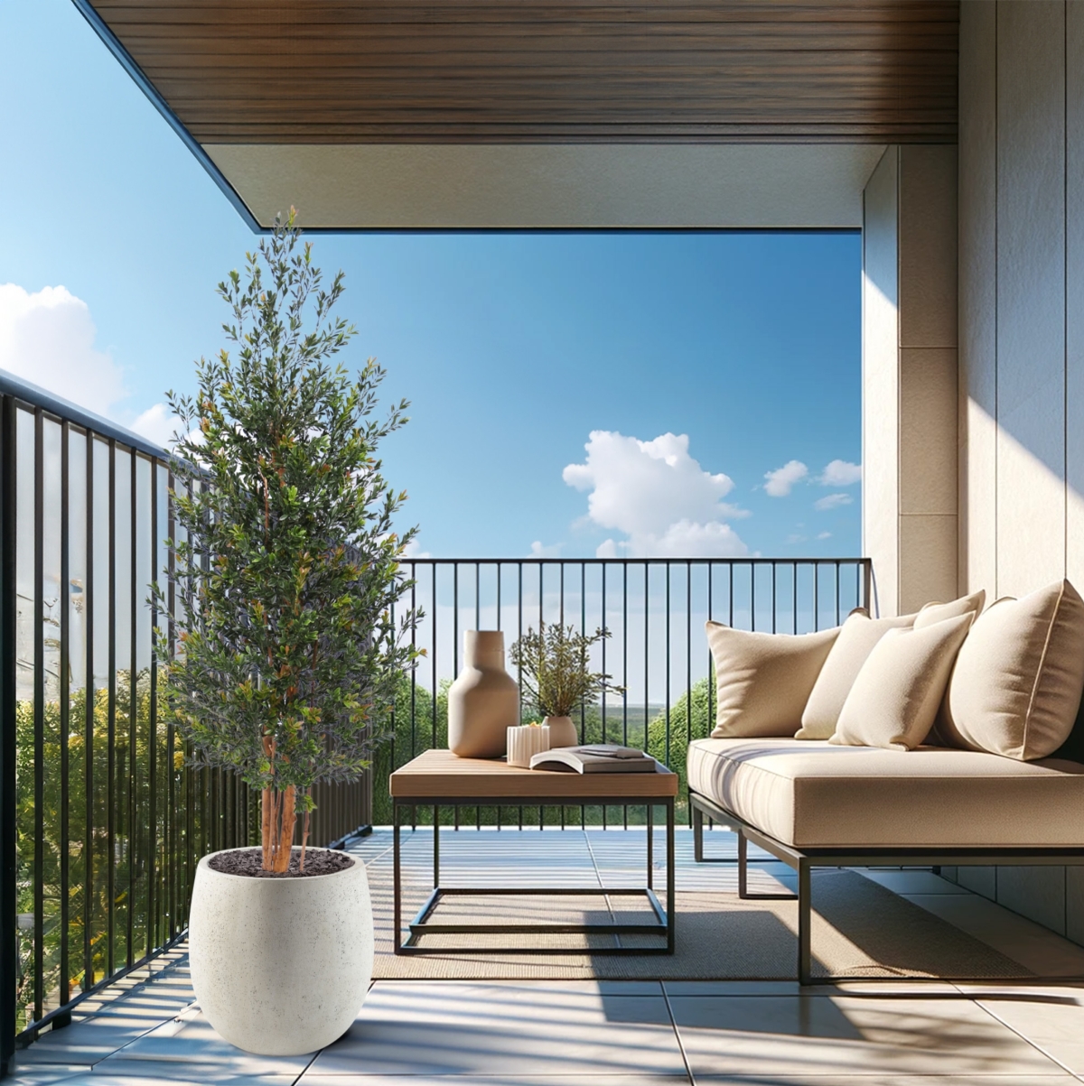 Kunst Buxus Haagplant 165cm Groen/rood 1 Kunst Buxus Haagplant 165cm Groen/rood