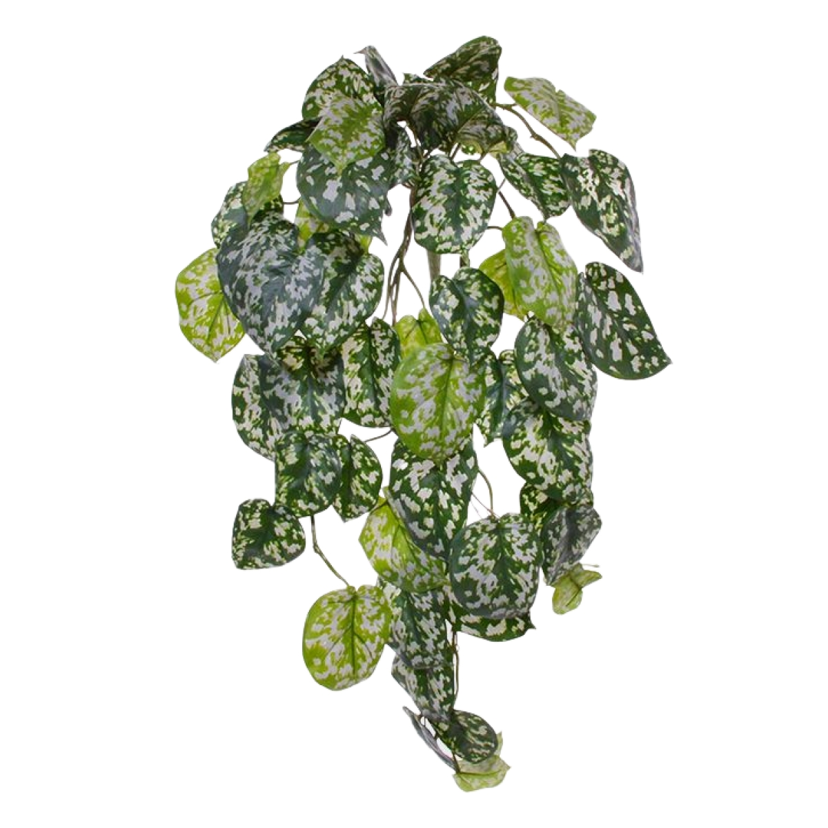 Scindapsus Pictus deluxe kunst hangplant 70cm - FR - brandvertragend 1 Scindapsus Pictus deluxe kunst hangplant 70cm - FR - brandvertragend
