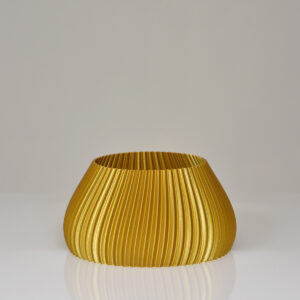 Jasmin 3D pot 9x17cm Goud Metallic