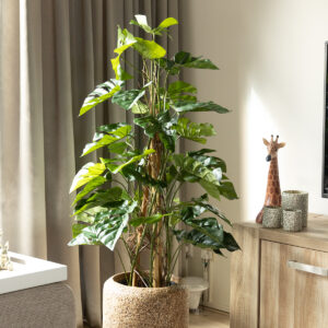 Monstera kunstplant Deluxe klimplant 120cm
