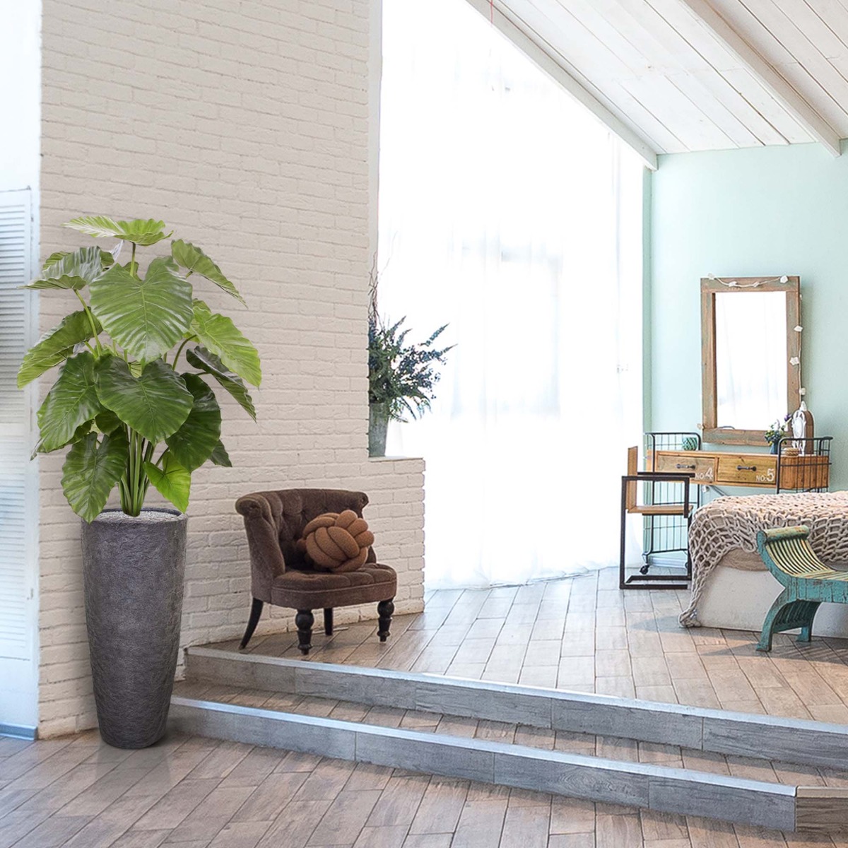 Alocasia Calidora kunstplant 115cm 1 Alocasia Calidora kunstplant 115cm