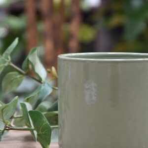 Bloempot Eno 13x 13 cm - groen