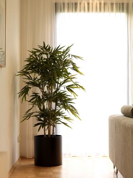 Bamboe kunstplant 150cm - FR - brandvertragend 1 Bamboe kunstplant 150cm - FR - brandvertragend