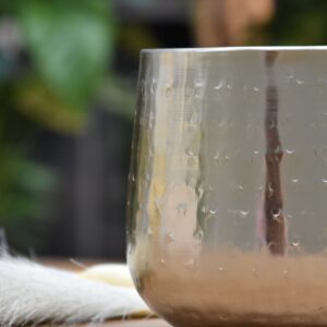 Bloempot Karakter 13x 13 cm - goud