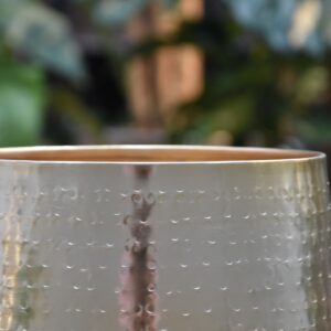 Bloempot Karakter 22x 24 cm N - goud