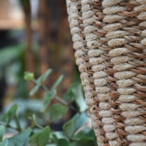 Plantenmand Kotaro 27x 35 cm - wit