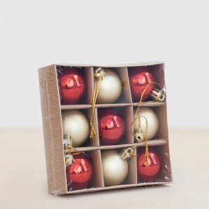 Kerstballen - 9 stuks