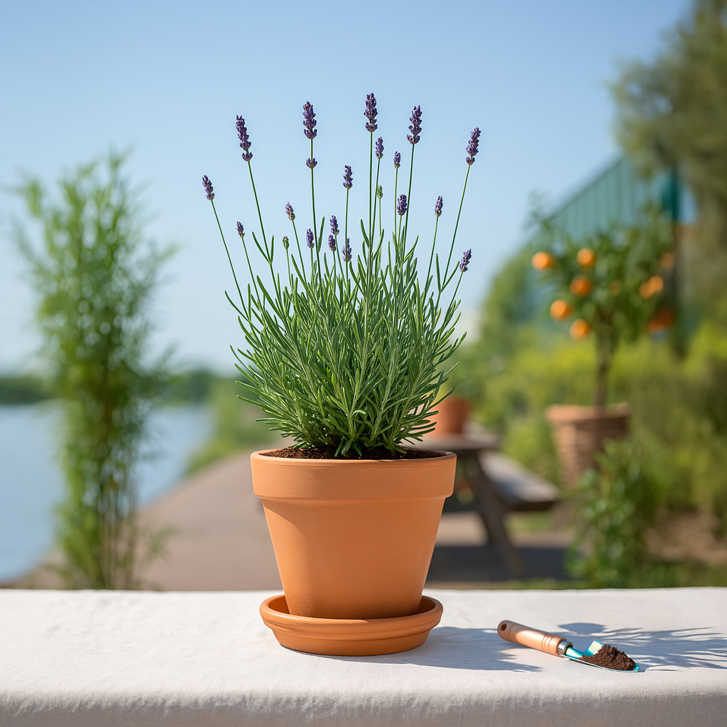 Lavandula - Lavendel plant - P12 1 Lavandula - Lavendel plant - P12