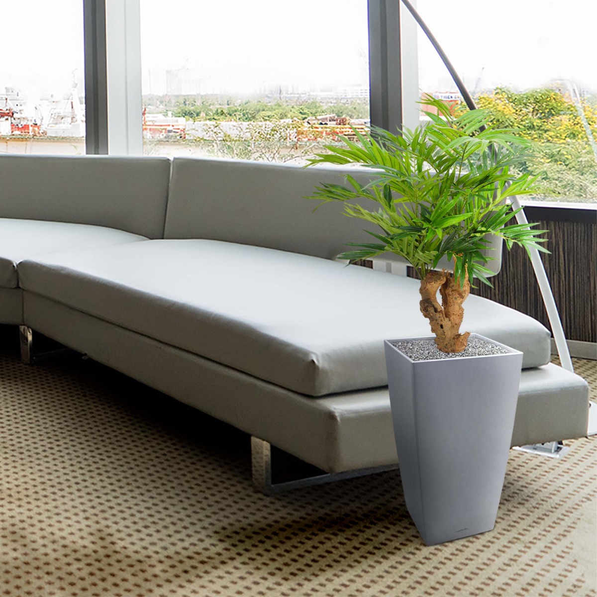 Parlour kunstpalm op voet 65cm 1 Parlour kunstpalm op voet 65cm