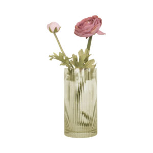 Bloemenvaas Allure Straight 20x 10 cm - mosgroen