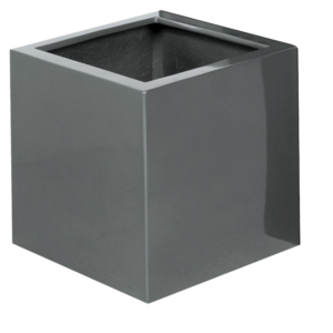 El Salvador shiny grey H30 x B30 x D30 cm