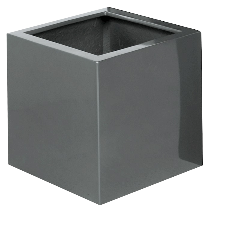 El Salvador shiny grey H30 x B30 x D30 cm 1 El Salvador shiny grey H30 x B30 x D30 cm