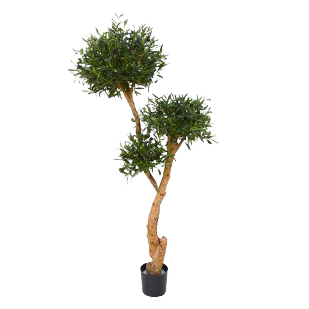 Olijf Bonsai deluxe x3 kunstboom 160cm 1 Olijf Bonsai deluxe x3 kunstboom 160cm