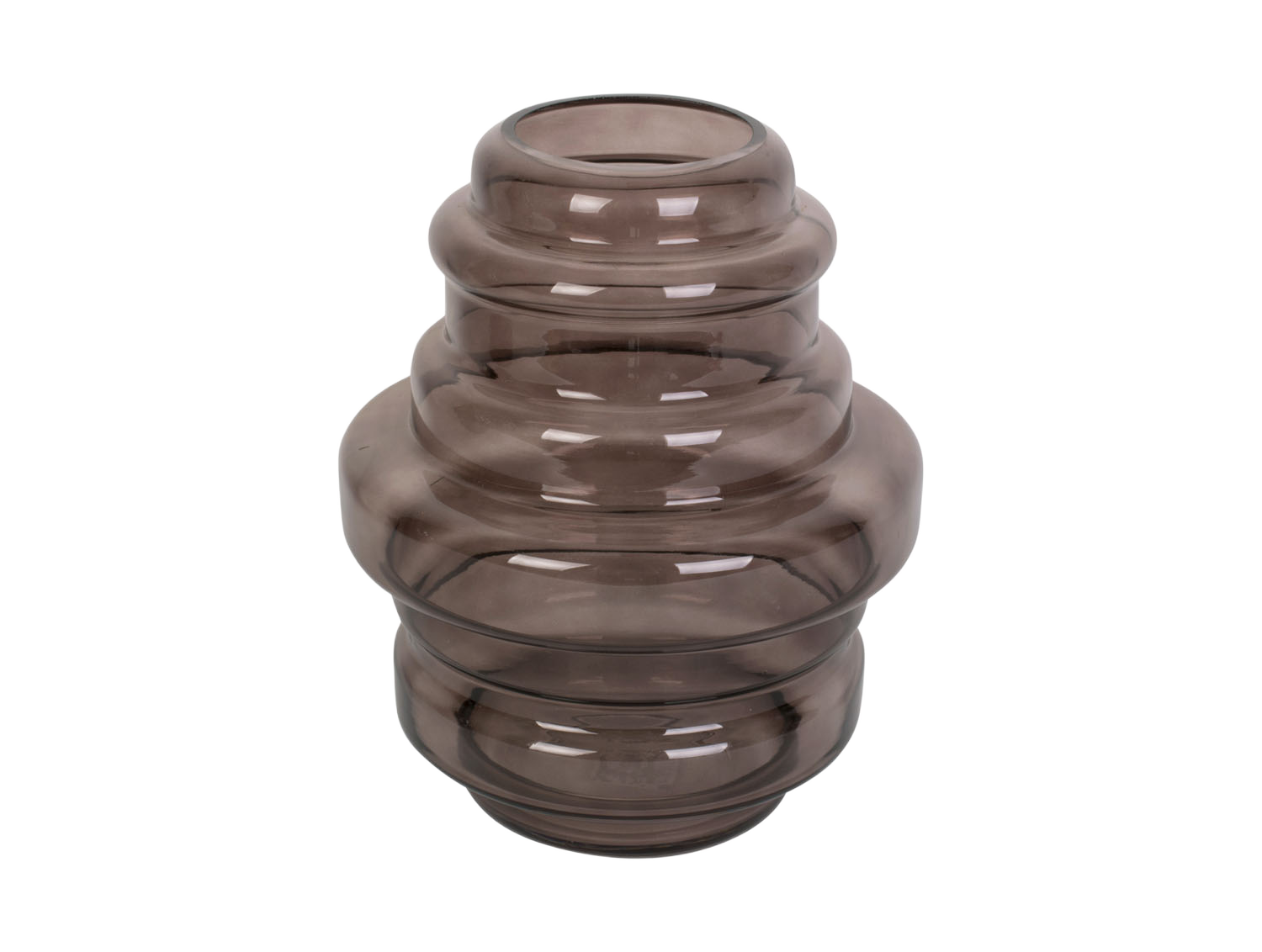 Bloemenvaas Distinct groot 30x 25 cm - chocoladebruin 1 Bloemenvaas Distinct groot 30x 25 cm - chocoladebruin